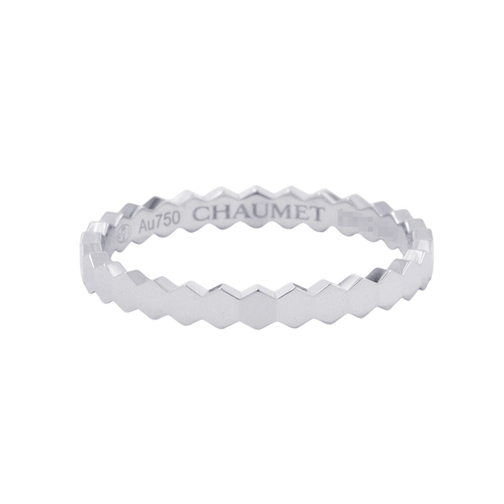 Chaumet Ring Bee de Collection 18KWG White Gold Size 56 081930 My Love Honeyc...
